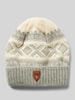 Dale of Norway Czapka beanie z detalem z logo Jasnoszary