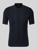 Superdry Poloshirt mit kurzer Knopfleiste Dunkelblau