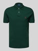 Polo Ralph Lauren Poloshirt mit Label-Stitching Dunkelgruen