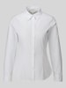 Tom Tailor Regular Fit Langarmbluse aus Baumwoll-Mix Weiss