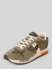 Blauer USA Sneaker mit Label-Badges Modell 'QUEENS' Oliv