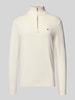 Tommy Hilfiger Regular fit schipperstrui van puur katoen Ecru