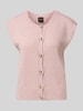 BOSS Orange Relaxed Fit Strickweste mit Woll-Alpaka-Anteil Modell 'FOLDERIO' Rosa