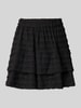 Only Ausgestellter Mini-Rock mit Rüschen Modell 'GAYLE' Black