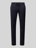 bugatti Slim fit stoffen broek met paspelzak Marineblauw