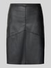 FREE/QUENT Knielanger Rock in Leder-Optik Modell 'Harley' Black