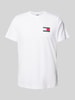 Tommy Jeans T-shirt met labelprint Wit