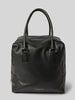 LIEBESKIND BERLIN Handtasche aus Leder mit Label-Detail Modell 'KAYLA' Black