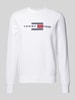 Tommy Hilfiger Sweatshirt mit Label-Stitching Weiss