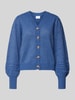 Vila Strickjacke mit Knopfleiste Modell 'TULI' Blau