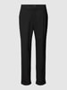 MCNEAL Tapered Fit Stoffhose mit Strukturmuster Black