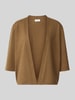 s.Oliver RED LABEL Regular Fit Bolero aus reiner Baumwolle Mittelbraun