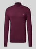 Scotch & Soda Strickpullover mit Rollkragen Bordeaux