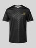 SERGIO TACCHINI T-shirt met labelstitching Zwart