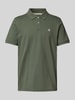 MCNEAL Regular Fit Poloshirt mit Knopfleiste und Label-Stitching Khaki