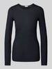 Hanro Longsleeve mit Rundhalsausschnitt Black