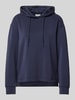 s.Oliver RED LABEL Regular fit hoodie met tunnelkoord Marineblauw