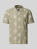 Casual Friday Slim Fit Freizeithemd mit Stitchings Modell 'LEOPOLD' Khaki