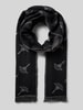 JOOP! Collection Sjaal van modalmix met wol, model 'FERIS' Zwart