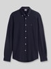 Tommy Hilfiger Koszula casualowa o kroju slim fit z wyhaftowanym logo Granatowy