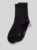 Snocks Socken mit Label-Stitching im 2er-Pack Black