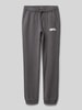 Jack & Jones Regular Fit Sweatpants mit Label-Print Modell 'VERMONT' Graphit