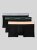 Calvin Klein Underwear Low Rise Trunk aus Baumwoll-Mix im 3er-Pack Black