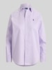 Polo Ralph Lauren relaxed fit overhemdblouse van puur katoen Paars