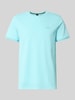 BOSS Green t-shirt o kroju regular fit z mieszanka bawełny model 'TAUL ' Morski