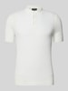 Antony Morato Slim Fit Poloshirt mit Strukturmuster Offwhite