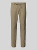 Only & Sons Cropped Stoffhose aus Leinen-Mix Modell 'LINUS' Taupe