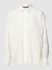 Christian Berg Woman Selection Overhemdblouse van linnen Wit