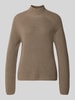 Marc O'Polo Regular Fit Pullover aus reiner Baumwolle Taupe