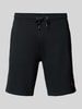 Christian Berg Men Shorts met elastische band Zwart