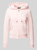 Juicy Couture Sweatjacke mit Kapuze Modell 'ROBERTSON' Rosa