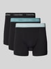 Calvin Klein Underwear Trunks mit Logo-Bund im 3er-Pack Black