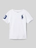 Polo Ralph Lauren Teens T-Shirt mit Label-Stitching Weiss