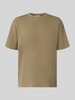 Lindbergh oversized t-shirt van puur katoen Kaki