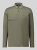 BOSS Green Poloshirt mit Logo-Patch Modell 'Pirol' Oliv