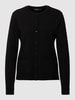 Marc Cain Strickjacke mit Label-Detail Black