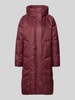 FREE/QUENT Płaszcz pikowany z kapturem model ‘TIANA’ Bordowy