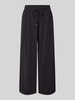 Christian Berg Woman Broek van modalmix met elastische band Zwart