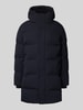 Cinque Steppmantel mit Kapuze Marine