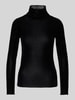 Luisa Cerano Longsleeve mit Stehkragen Black
