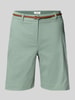 B.Young Regular Fit Bermudas mit Gürtel Modell 'Days' Khaki
