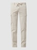 Marc O'Polo Shaped Fit Cargohose mit Stretch-Anteil Modell 'Stig' Beige