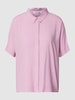 Soft Rebels Overhemdblouse met blinde knoopsluiting, model 'Freedom' Oudroze