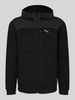 PUMA Performance Regular Fit Sweatjacke aus Baumwoll-Mix Modell 'PUMATECH' Black