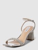 Steve Madden Sandalette mit Strasssteinbesatz Modell 'LUXE' Silber