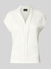 s.Oliver BLACK LABEL regular fit T-shirt van viscosemix Wit